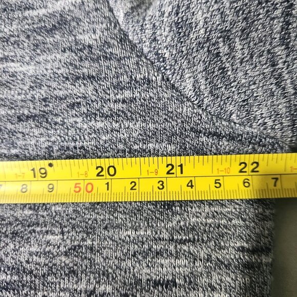 Bench Fleece Lined Jacket Men's Size LG Sweater Hooded Full Zip Grey w Pockets - Picture 8 of 8